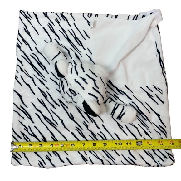 Love By Emi White Tiger Lovey Plush Security Blanket Stuffed Animal SOUND WORKS - Picture 9 of 9